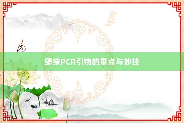 缱绻PCR引物的重点与妙技
